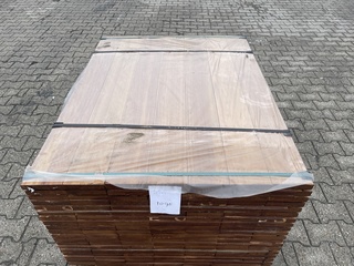 Ca. 77x Guyana Ipé Planken Geschaafd, 25x140mm, lengte 155cm